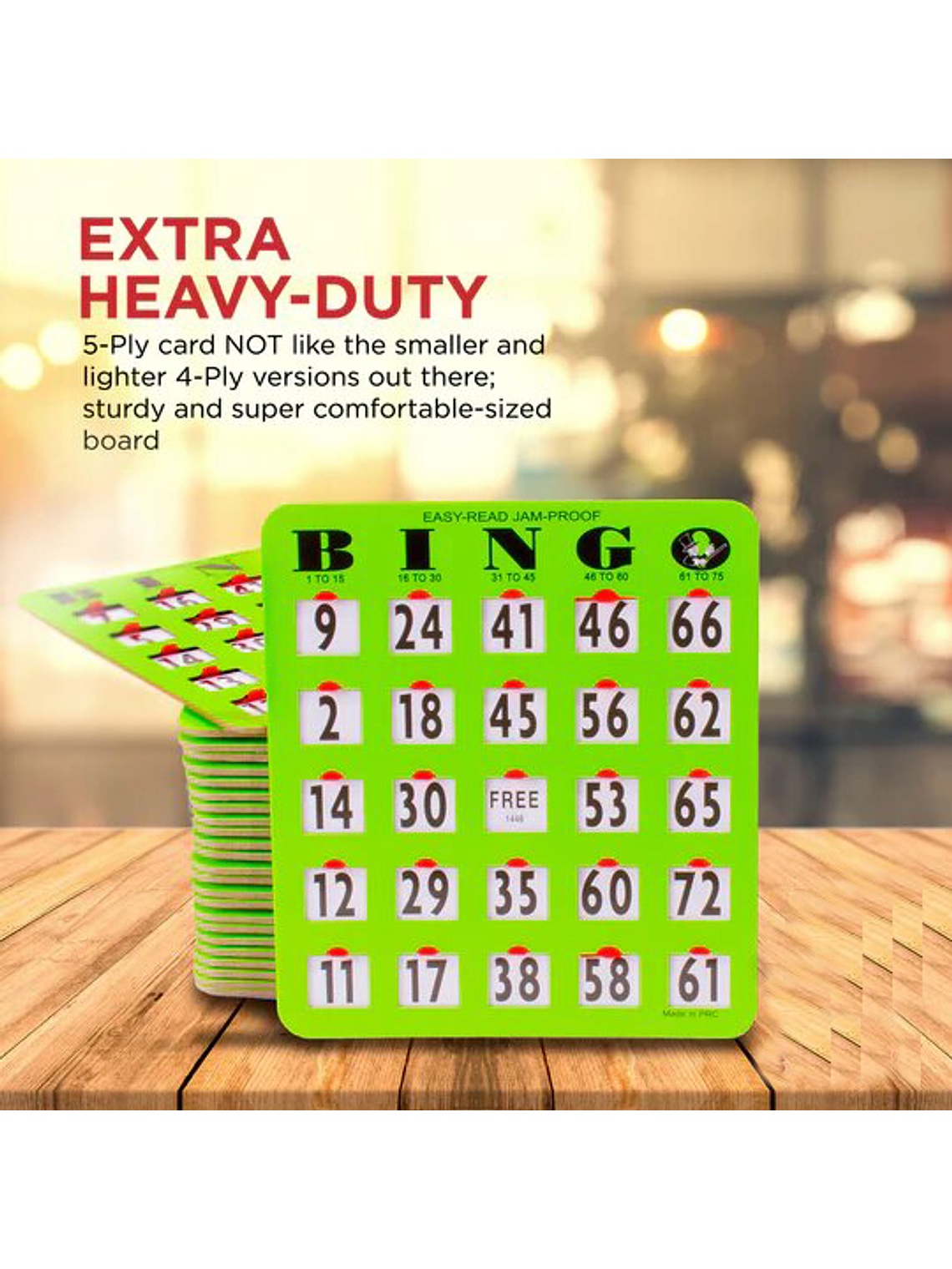 Carton de Bingo Jumbo 3