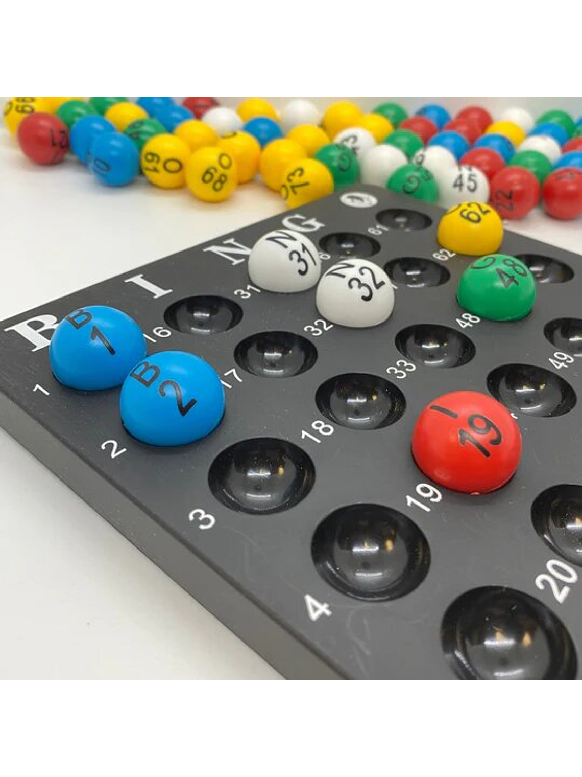 Bandeja ordenadora bolas de Bingo 1