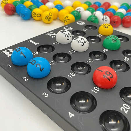Bandeja ordenadora bolas de Bingo