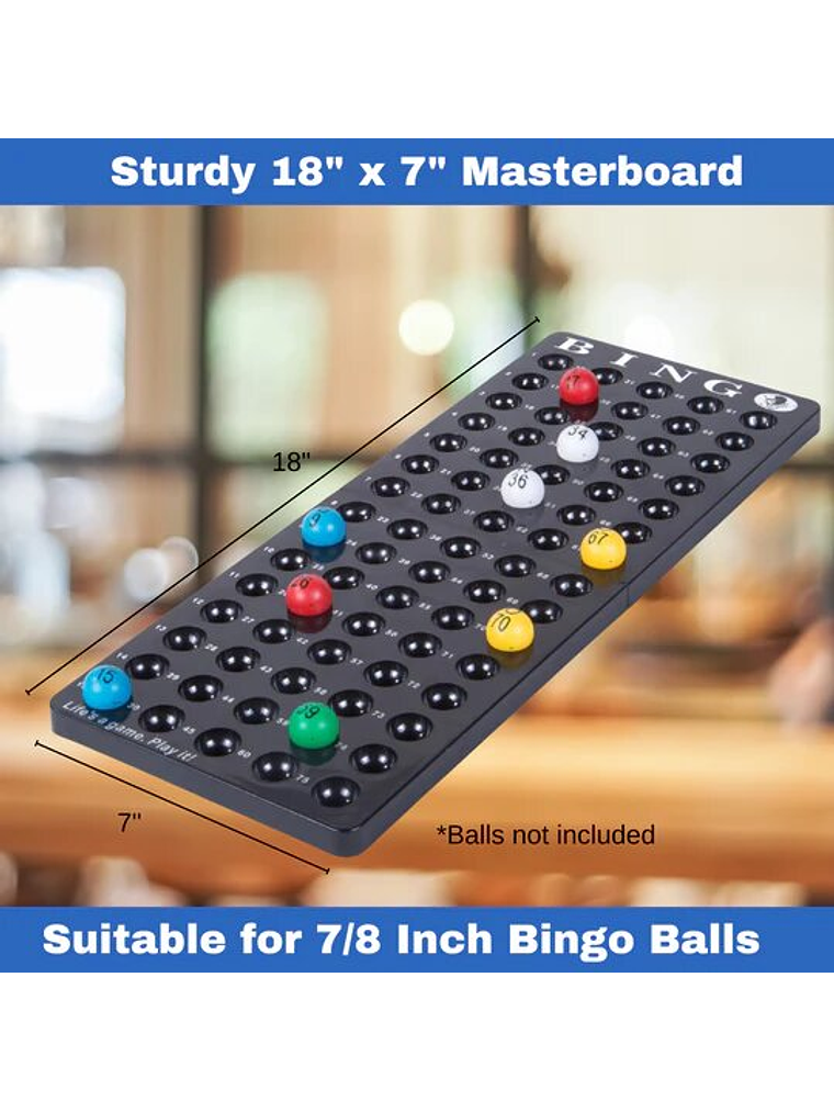 Bandeja ordenadora bolas de Bingo 2