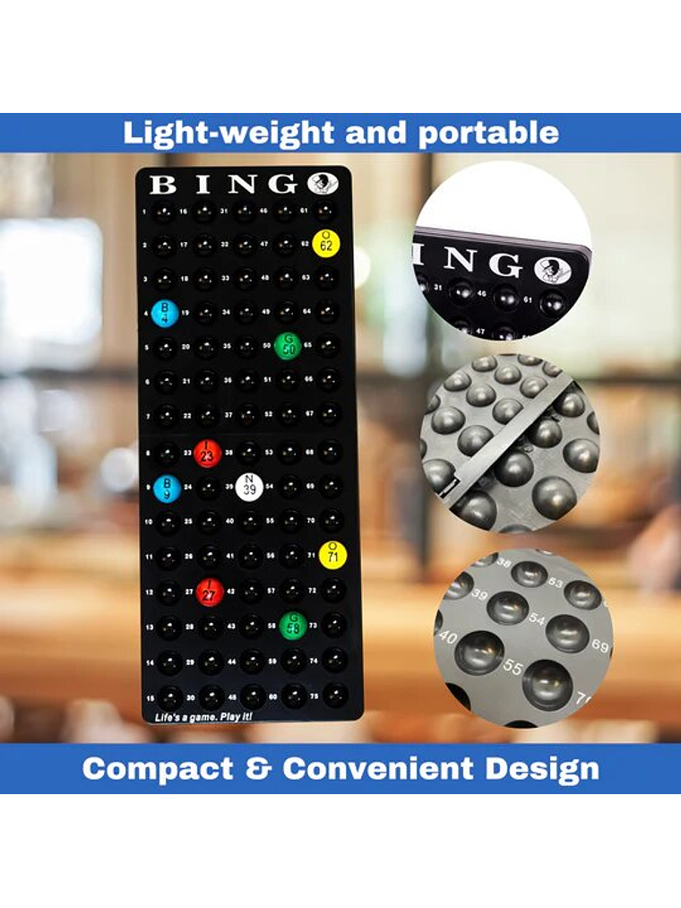 Bandeja ordenadora bolas de Bingo 4