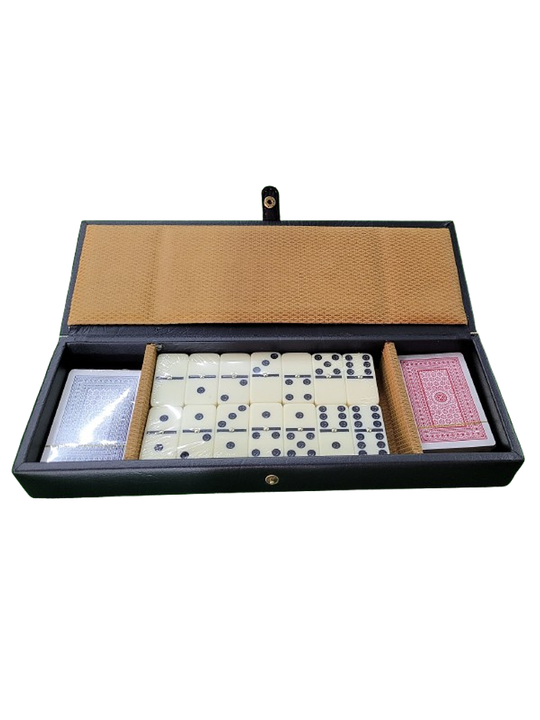 Estuche naipe Inglés Dominó 1