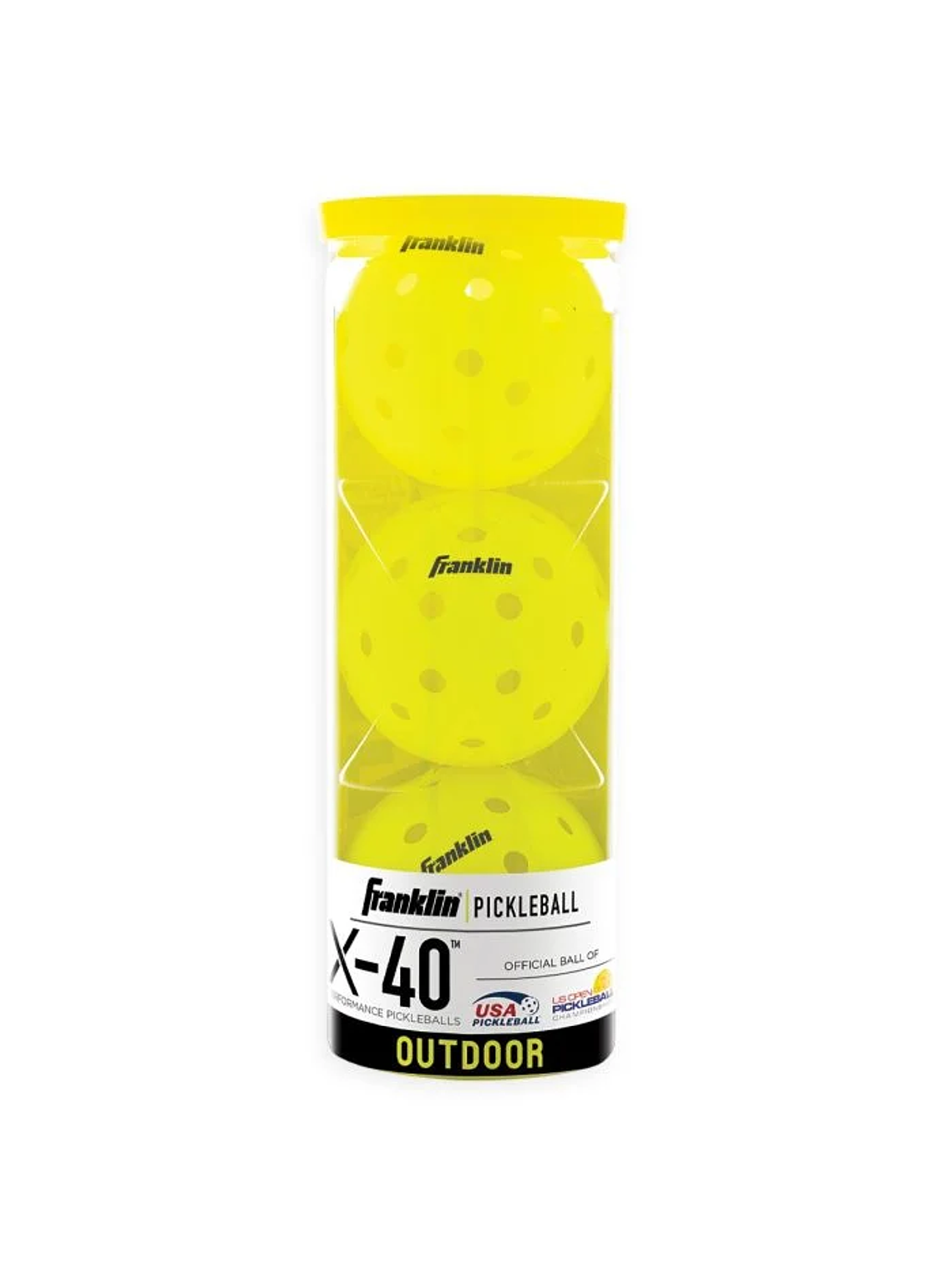 Pack 3 Pelotas Pickleball X-40 Outdoor 1