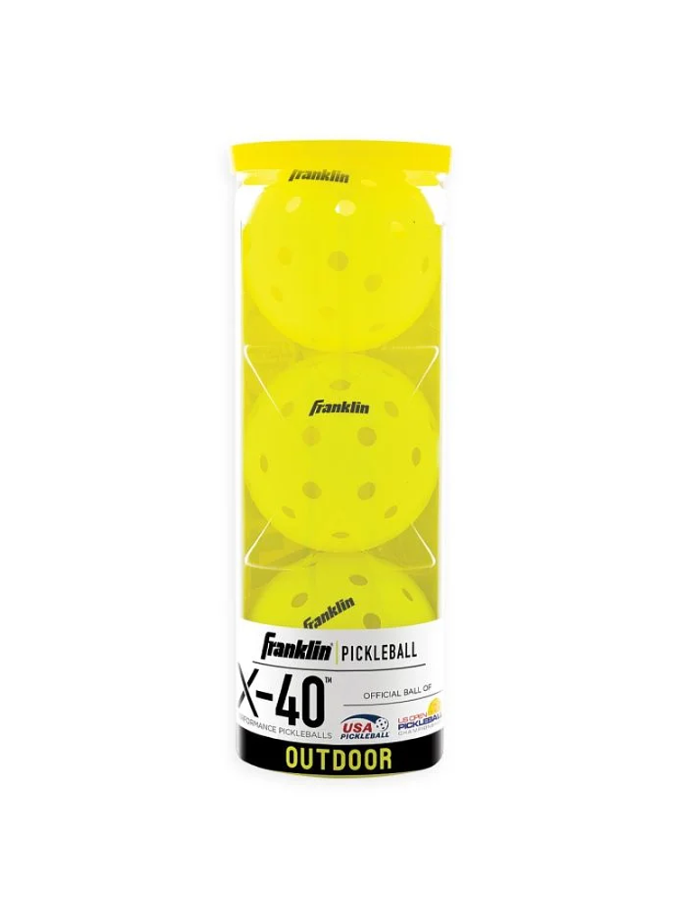 Pack 3 Pelotas Pickleball X-40 Outdoor 1