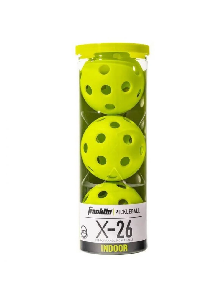 Pack 3 Pelotas Pickleball X-26 Indoor 1