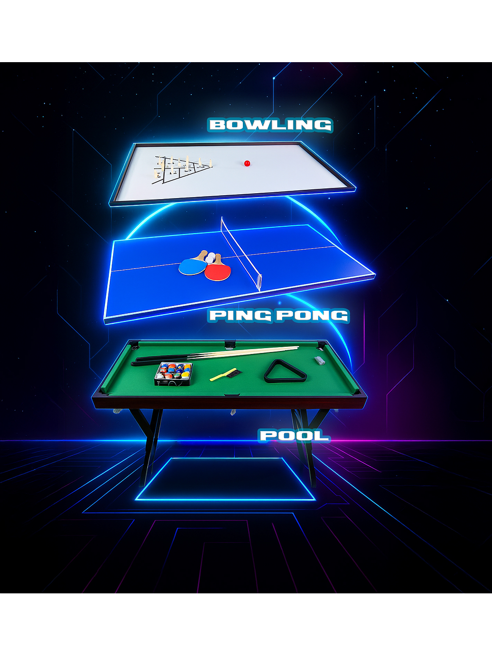 Mini Mesa de juegos 3 en 1 2