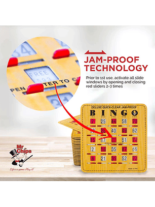 Carton de Bingo Profesional c/Costura