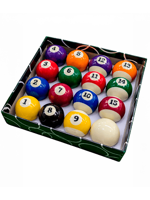 Juego de Bolas Poolina 47 mm (1 7/8”)