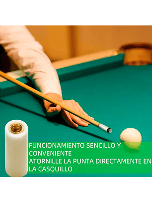 Boquilla Atornillable para Taco de Pool 11 / 12 mm