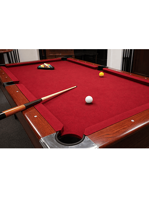 Paño Pool Rojo 4,00 x 1,60 m