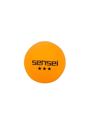 Pack 60 Pelotas Ping Pong Sen Sei 3 estrellas