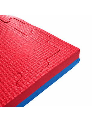 Tatami Bicolor MUUK 100x100x2,5 cm – Espuma EVA Antideslizante para Piso