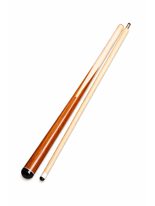 Taco de Pool Maple Master Café 57” – 2 Piezas con Hilo de Madera