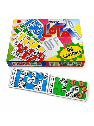 Lotería 96 Cartones