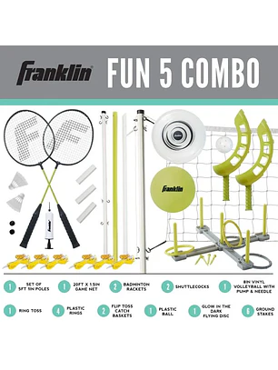 Set de Juegos para exterior 5 en 1