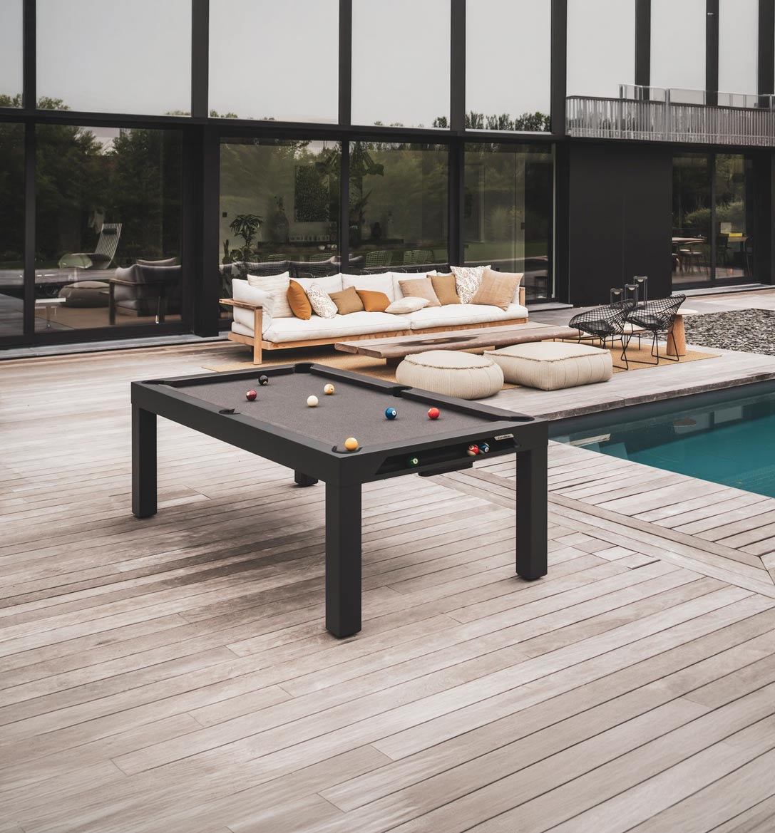 Mesa de Pool convertible Cornilleau Classic Outdoor Black 1