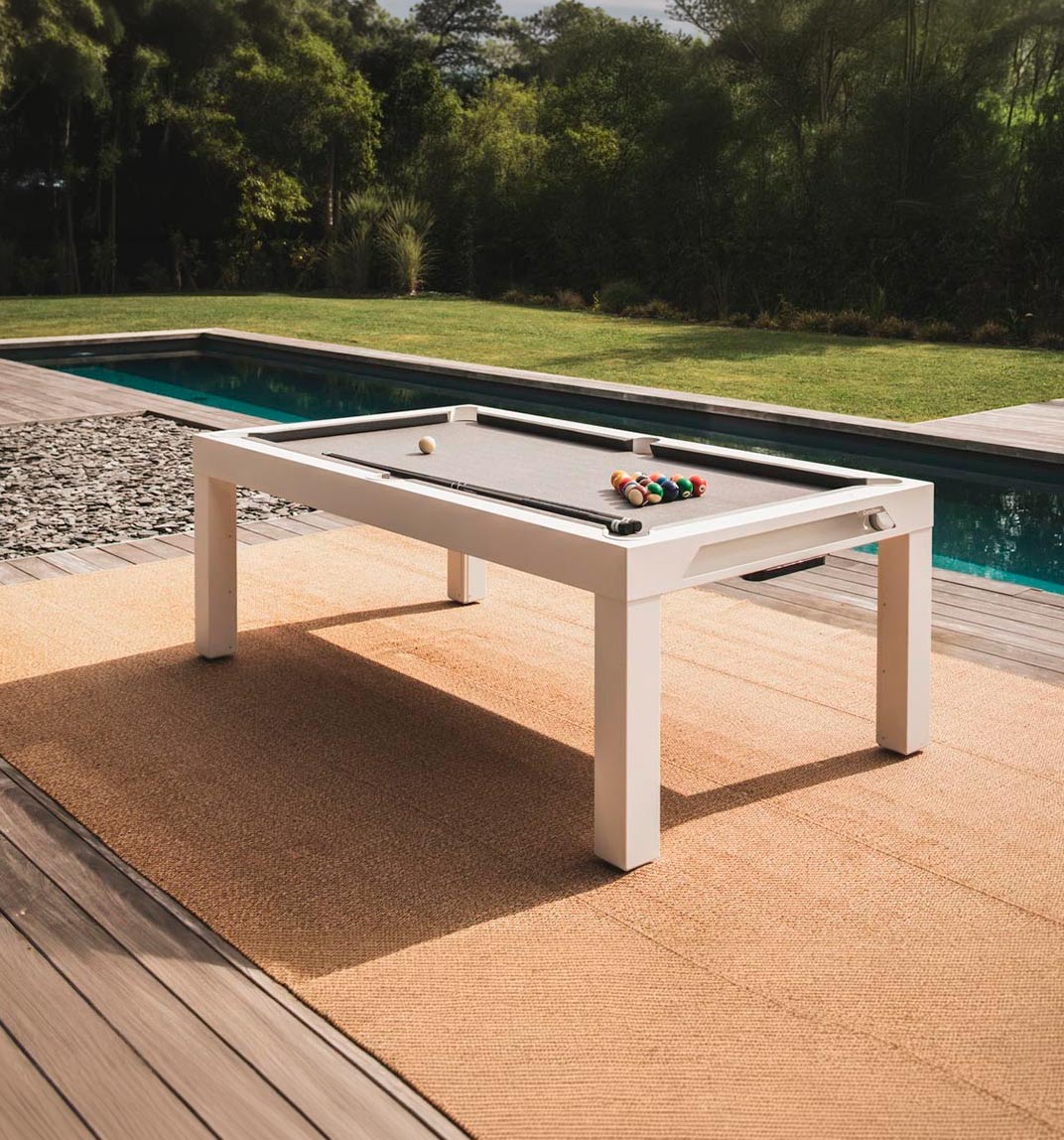 Mesa de Pool convertible Cornilleau Classic Outdoor White 2