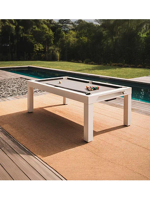 Mesa de Pool convertible Cornilleau Classic Outdoor White