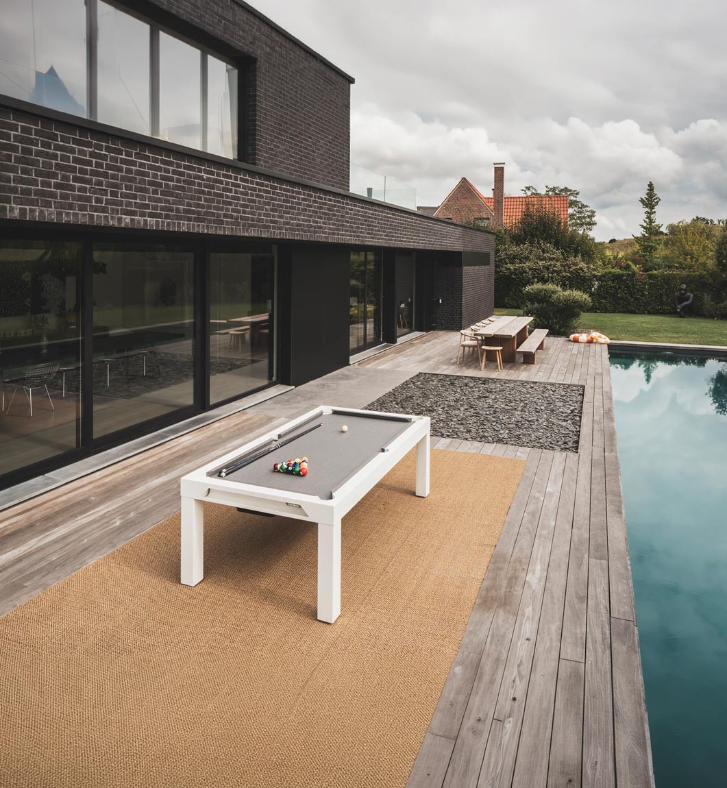 Mesa de Pool convertible Cornilleau Classic Outdoor White 1