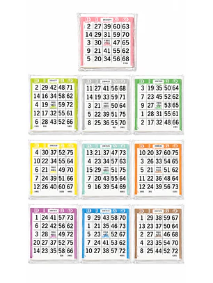 Set 100 Cartón de Bingo a granel