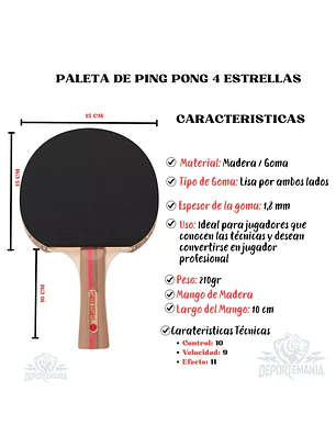 Paleta Sen Sei 4 estrellas