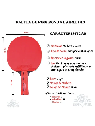 Paleta Sen Sei 5 estrellas
