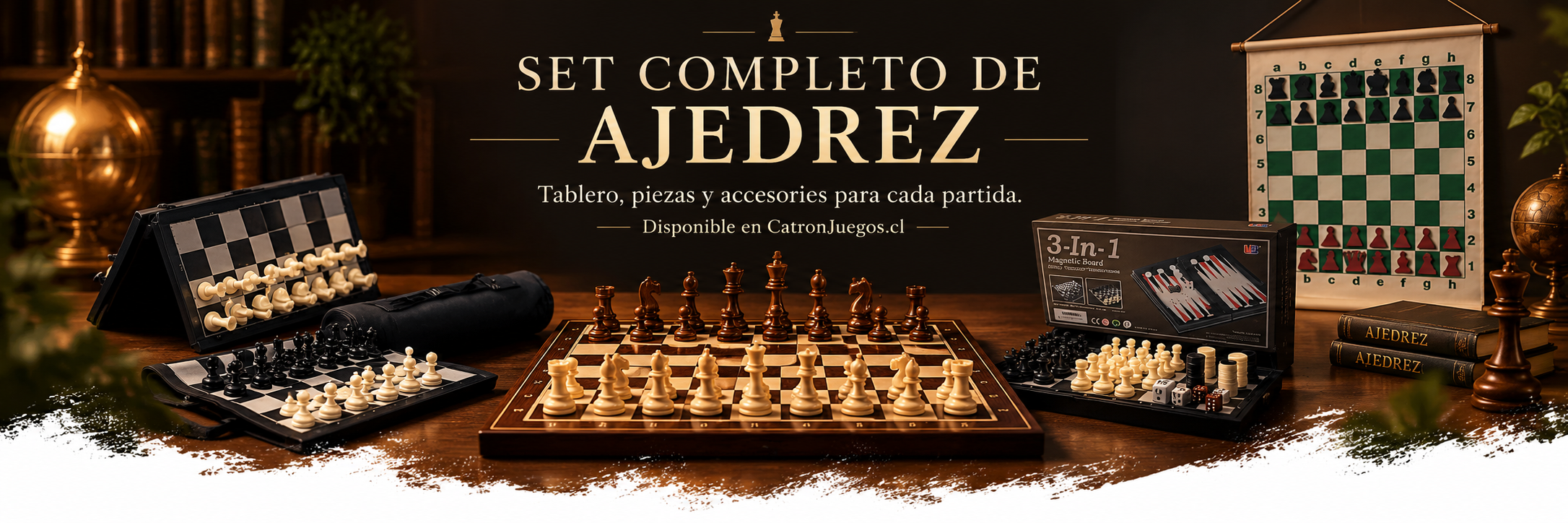 Set completo de Ajedrez