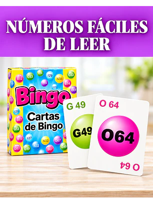Naipe de Bingo Profesional Catron