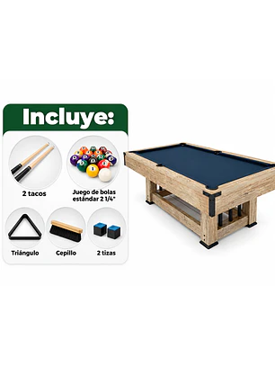 Mesa de Pool MDF 244 X 132 X 82 