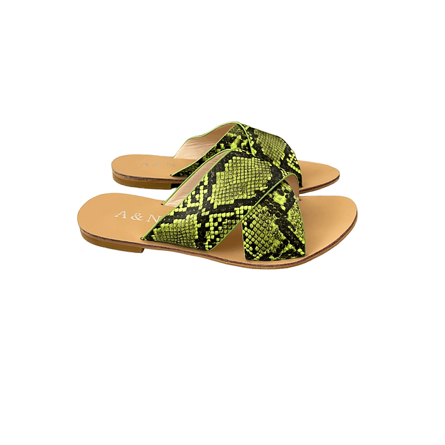 Sandalias Print Verde