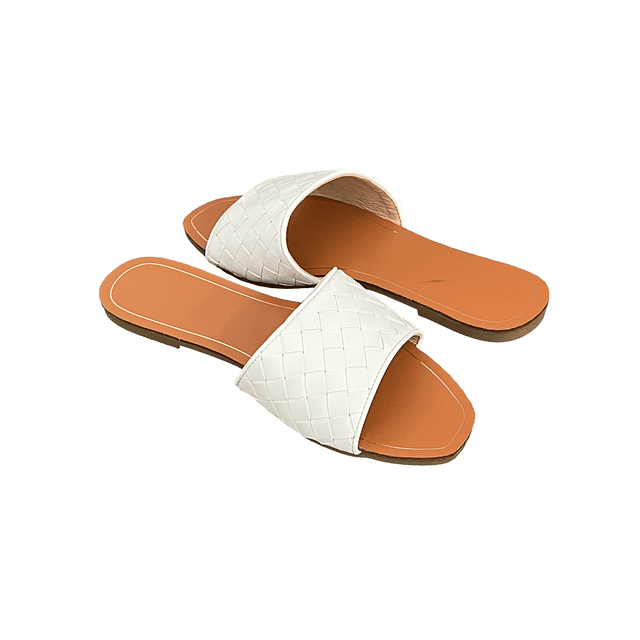 Sandalias Trenzadas Blancas