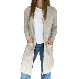 Cardigan Trenza Beige