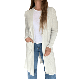 Cardigan Trenza Crudo