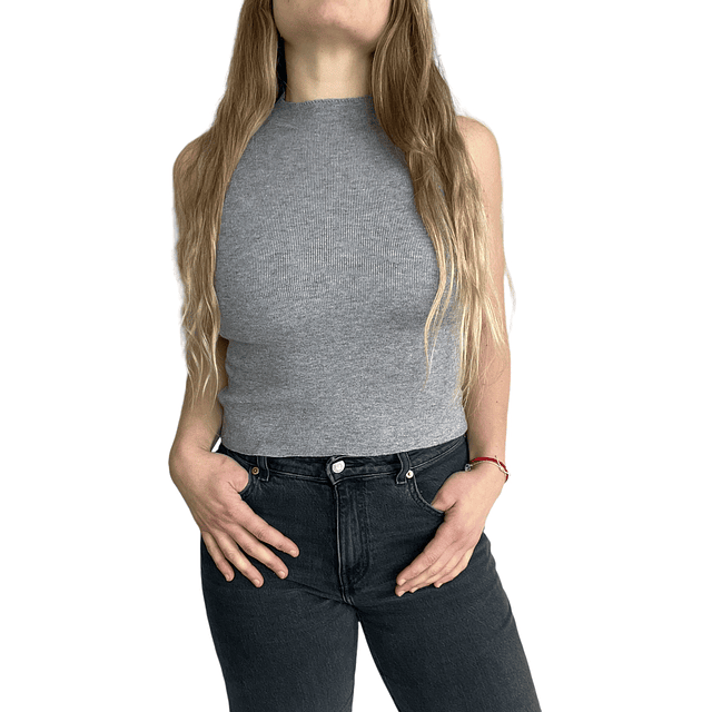 Polera Hilo Gris