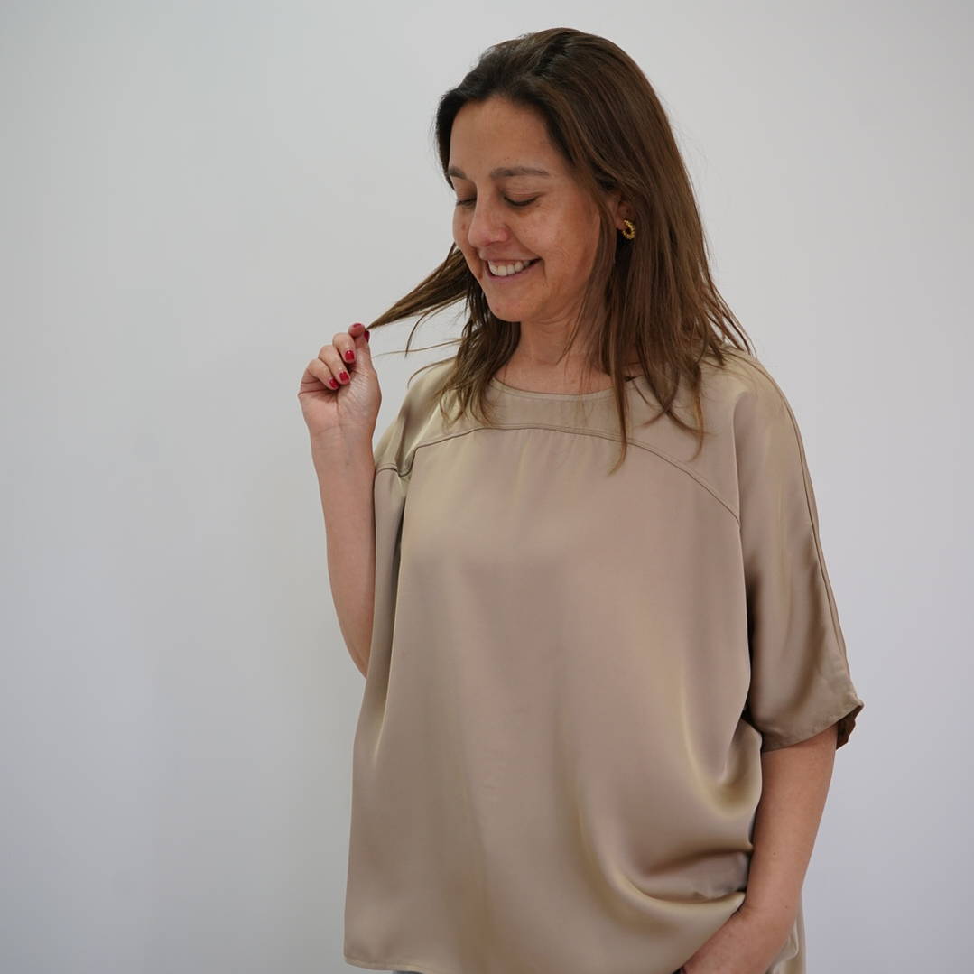 Blusa Samba Taupe 1