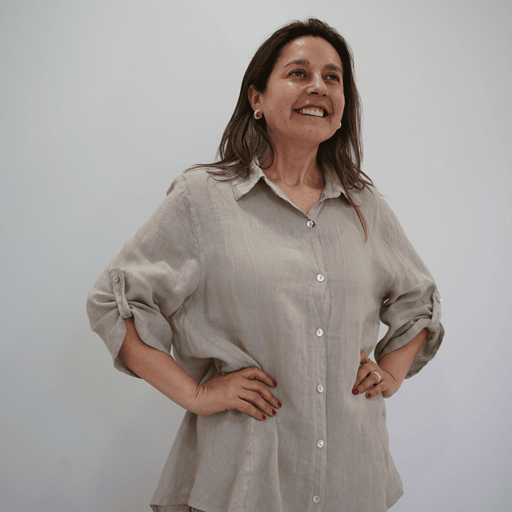 Camisera Gracia Taupe  3