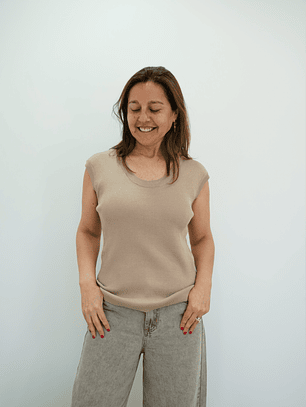 Polera Cata Camel