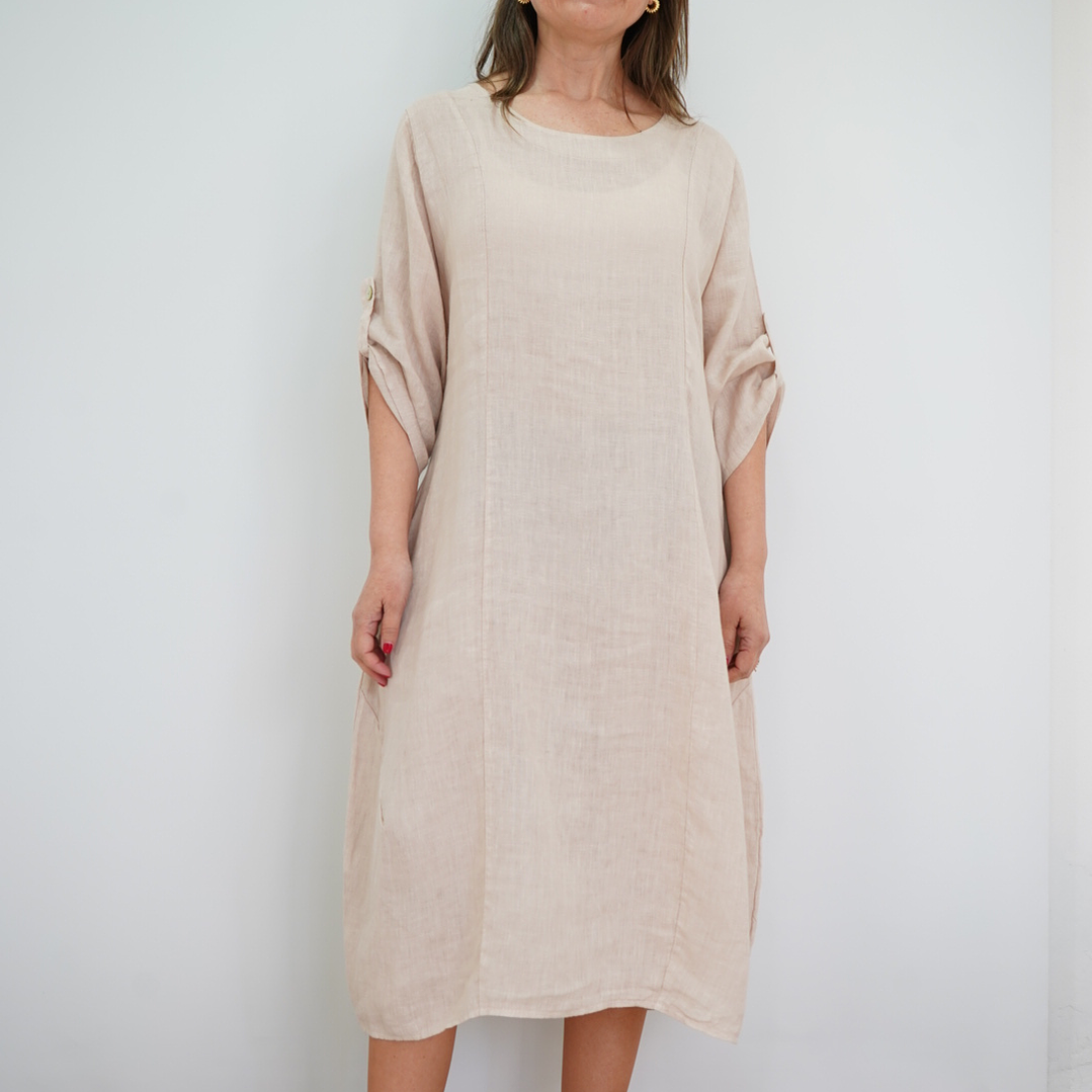 Vestido Blanca Beige 1