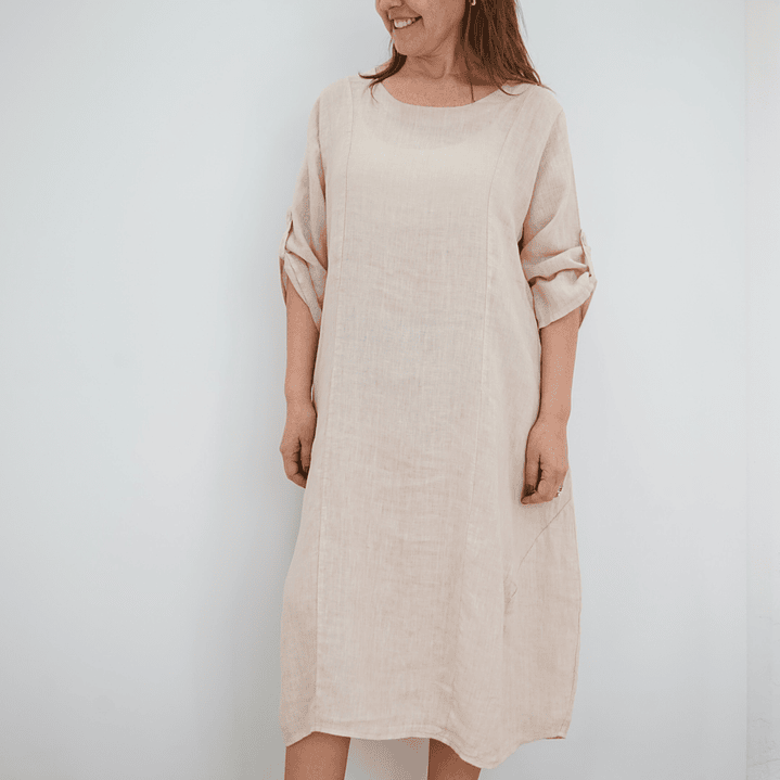 Vestido Blanca Beige 2