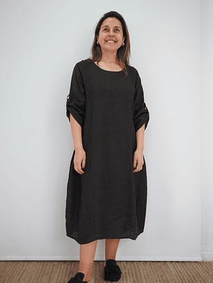 Vestido Blanca Negro