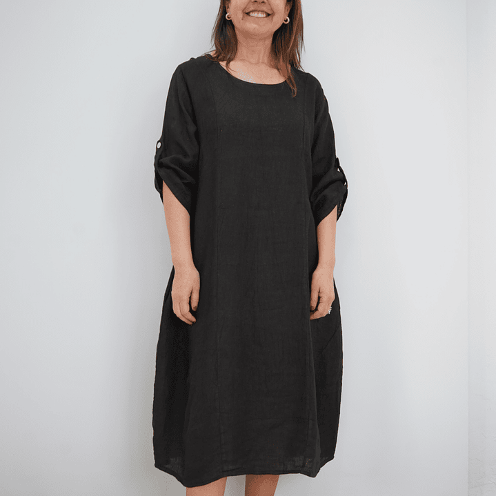 Vestido Blanca Negro 2