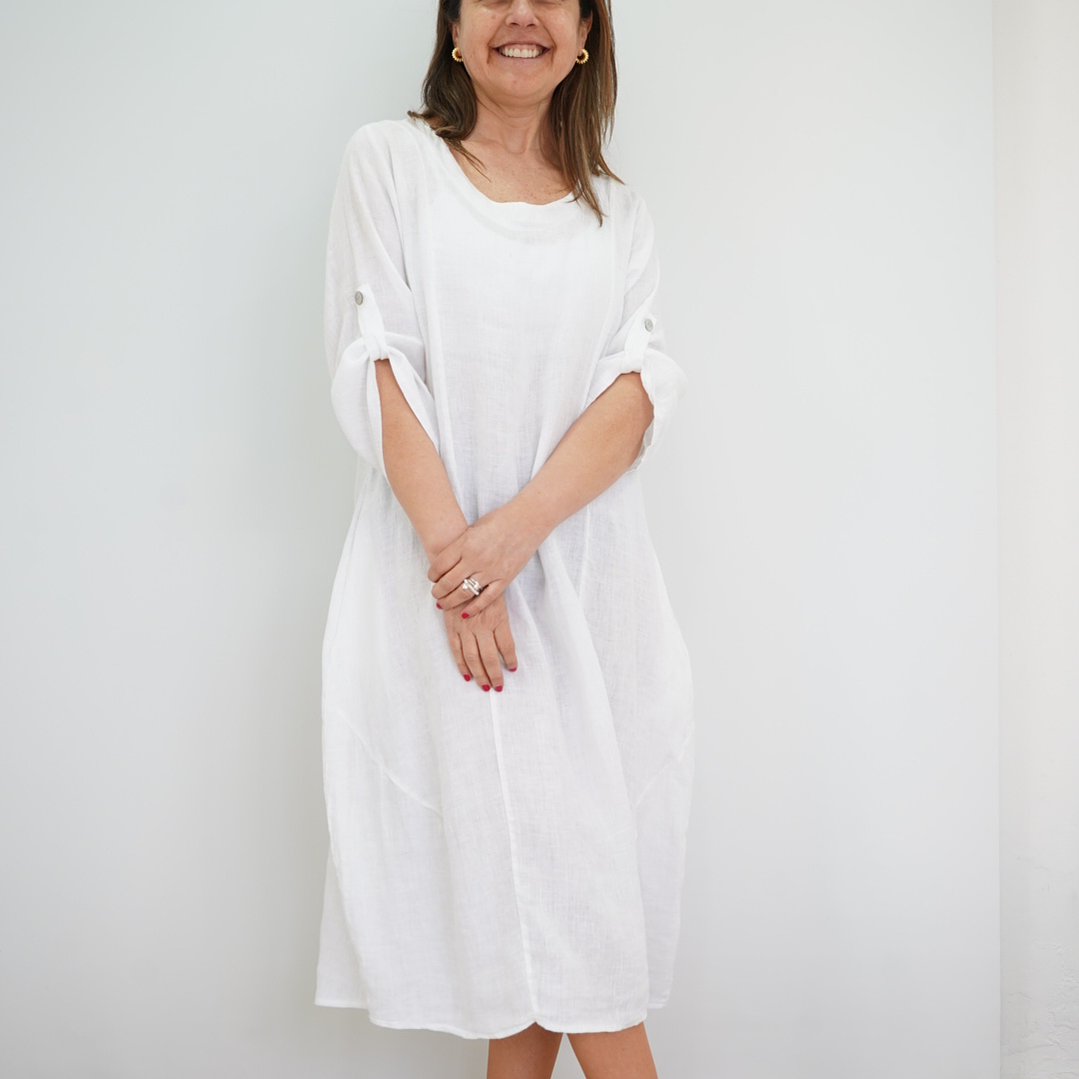 Vestido Blanca Blanco  2