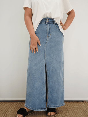 Falda Ámbar Celeste