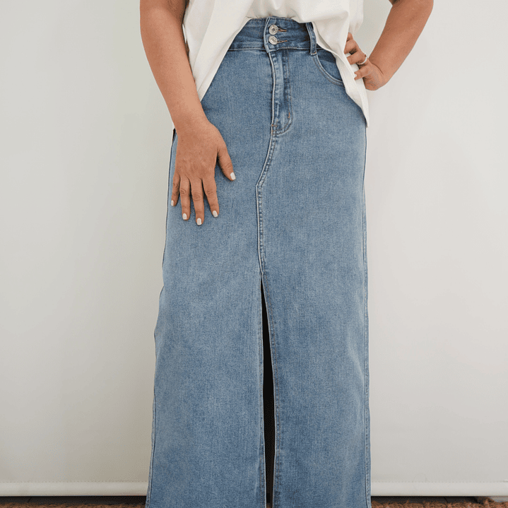 Falda Ámbar Celeste 1