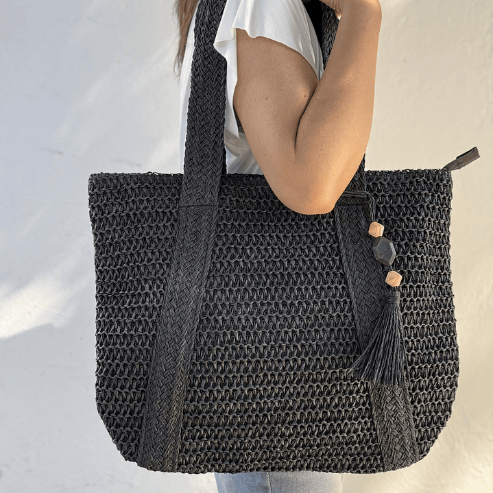 Bolso Playero Negro 1