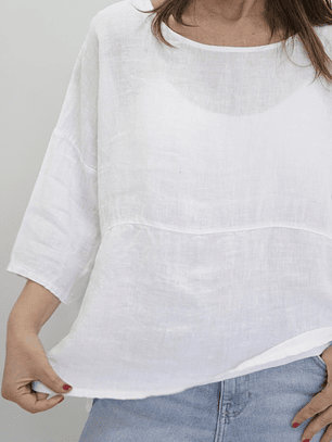 Blusa Amanda Blanca 