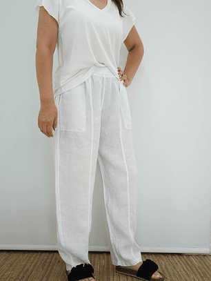 Pantalón Javiera Blanco 