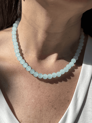 Collar Amuleto Celeste