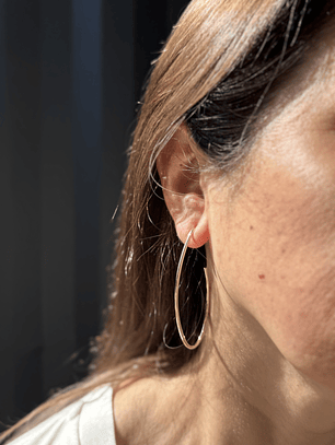 Aro Máximo Argolla Baño Oro 