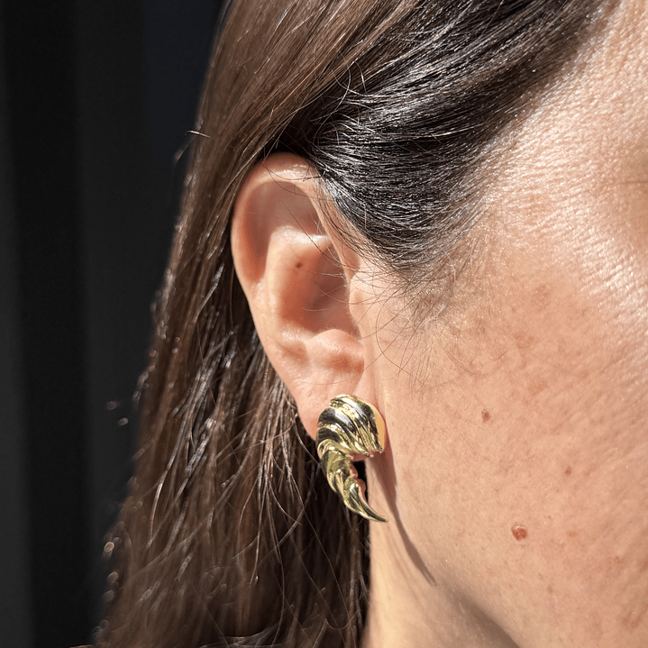 Aro Caracola Baño Oro  1